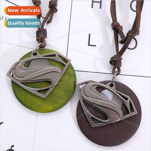 Europe fashion jewelry Superman logo necklace Superman vs Ba