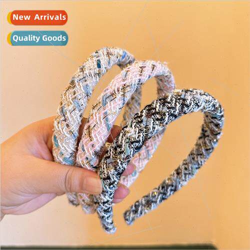 French retro tweed wind mixed colors simple versatile high s
