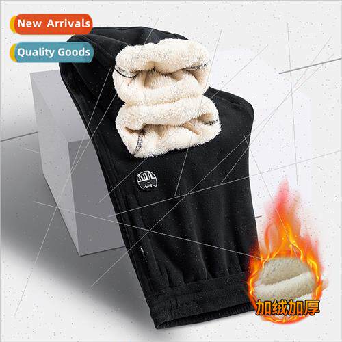 Padded cotton pants men winter Northeast outside lamb wool t