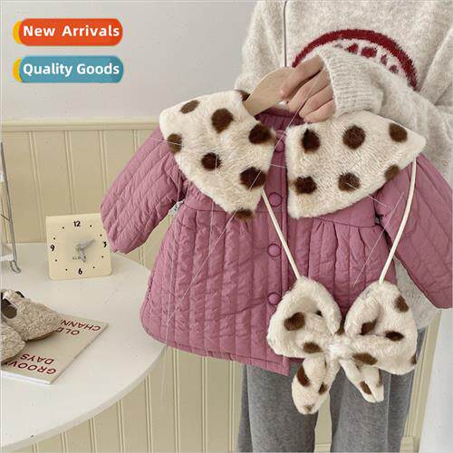 Childrens thickened cotton jacket new winter baby thickened