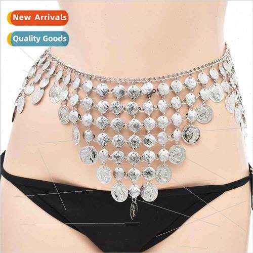 New Tassel Waist Jewelry Irregular Coins Alloy Sexy Waist Ch