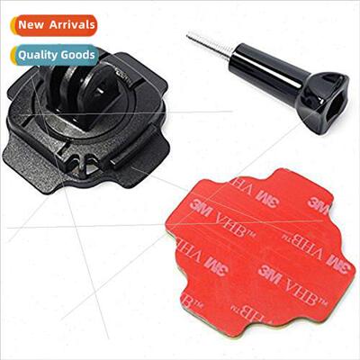 gopro10 9 8 7 6 5 hero4 3+ 360 degree swivel helmet base cur