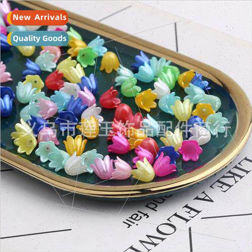 Handmade beading diy imation pearl bell orchid bonsai materi