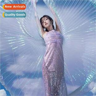 silver wings dance props open gold degree Belly 360