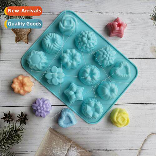 12 anhua Grass 419 Biscu Candy licone Mold Mousse Cake Jelly