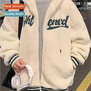 men women padded wool thickene winter coat fall lamb couples