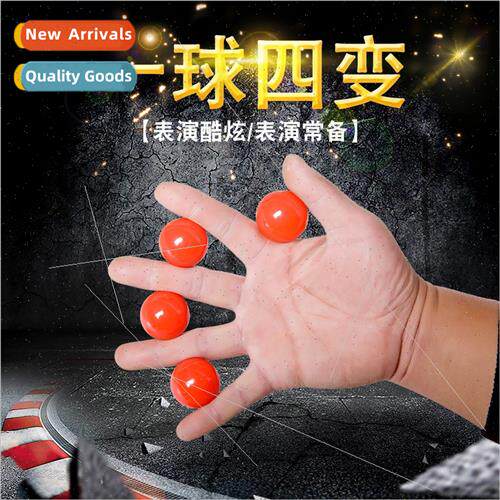 A ball into four magic ball illusion change high  plastic ba