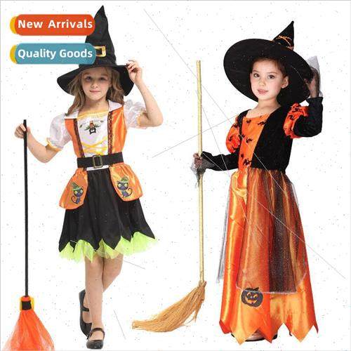 Wch Costume Children Cosplay Permance Costume Girls Mesh Wch