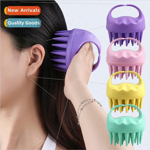 Lazy shampoo brush soft comb teeth adult bath cleaning massa