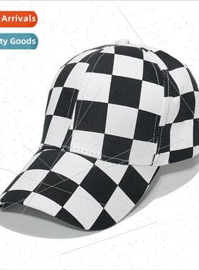 Japan Korea spring summer new black whe checkerboard plaid d