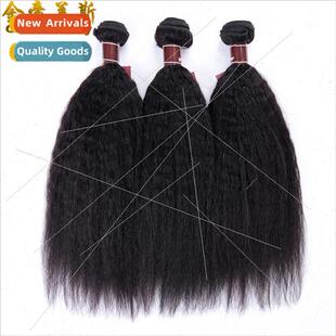 kinky straight real human hair curtains high  soaked Brazili
