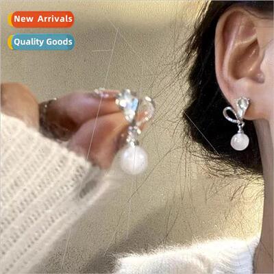 che love earrings earrings female cat eye stone earrings 202