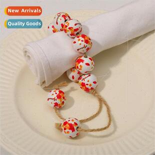 Hotel high-grade wooden table napkin ring exquise wooden wed