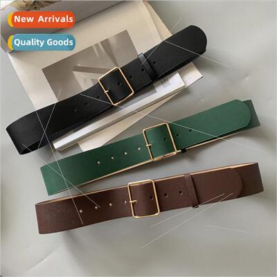 Fashion coat decorative belts dress wide belt versatile gird