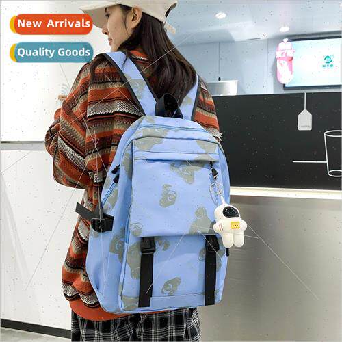 ins Korea fashion large capacy couple shoulder bag female pe