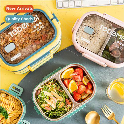 304 insulated lunch box three portable multi-layer lunch box