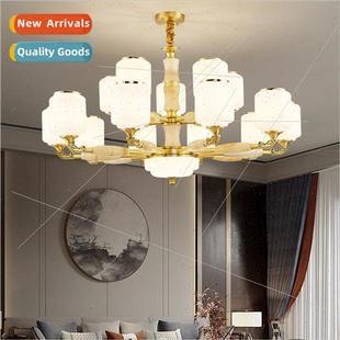 full copper lamp Chinese sim room chandelier living New jade