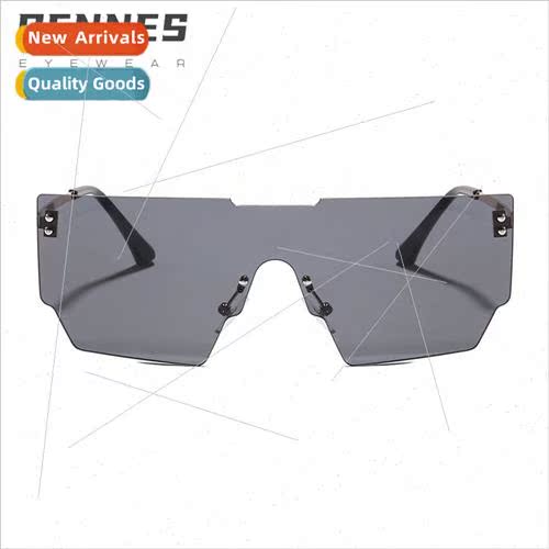 new personalized rimless sunglasses female tide ins wind lar