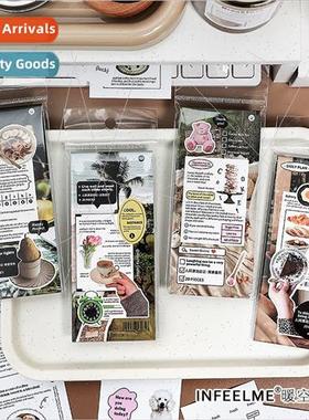 Drift diary stickers sticker book ins retro handbook materia