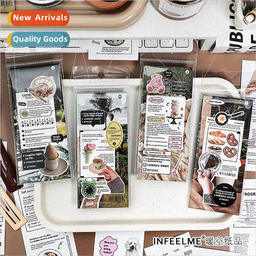 Drift diary stickers sticker book ins retro handbook materia