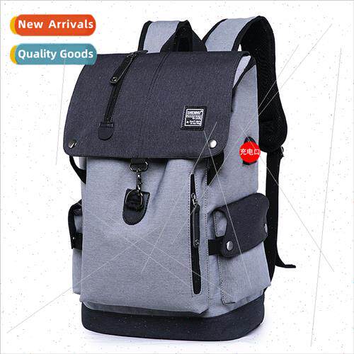 Men shoulder bag schoolbag anti-theft men backpack casual ou
