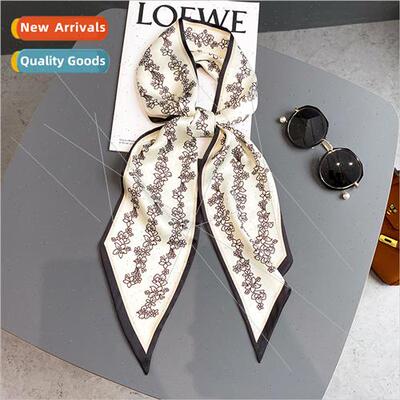 2022 new Korean  decorative fashion flowers thin narrow long