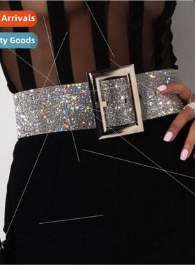 Summer 2019 Women Fashion Glter Diamond Waist Chain ghtclub