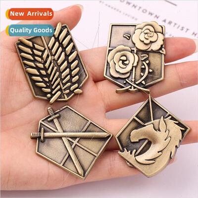 Movie and TV Peripherals Attack on Tan Multi- Brooch Horse F