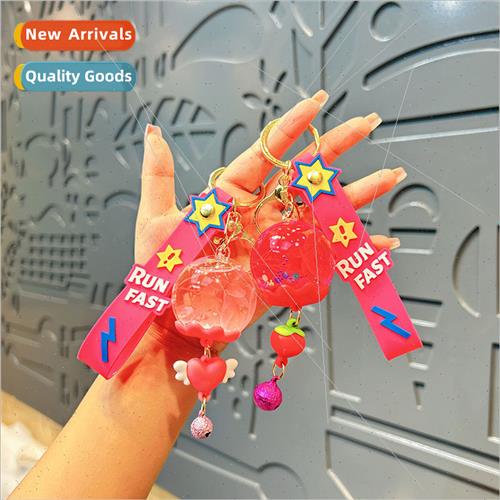 Everlasting flowers wind chime key chain acrylic keychain qu