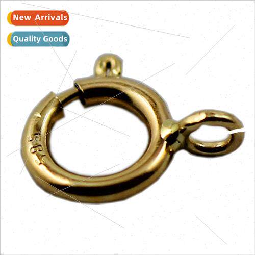 14K gold buckle head clasp spring clasp necklace connecting