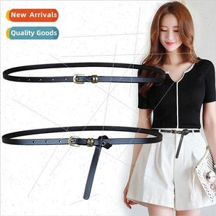 ladies leather belt Second hundred cowhide fine decora layer