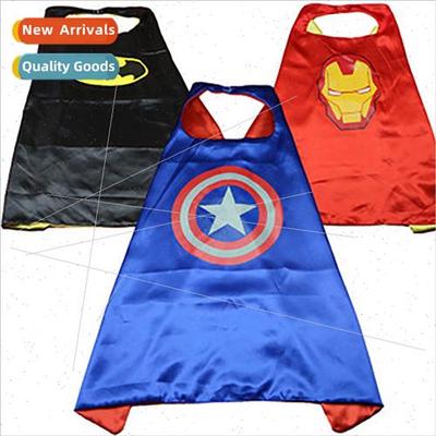 Halloween Childrens Capes Avengers Masquerade Costumes Doubl
