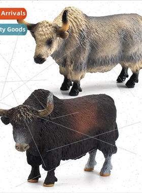 Desktop farm sandbox animal yak model simulation plateau lon