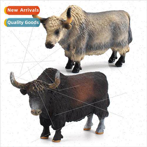 Desktop farm sandbox animal yak model simulation plateau lon