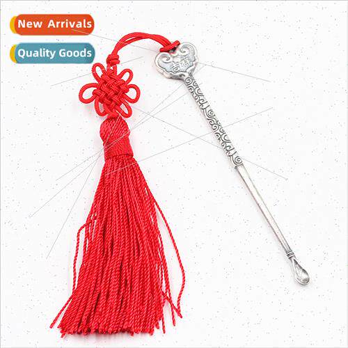 Genuine silver jewelry silver 999 silver ear spoon hand-embo