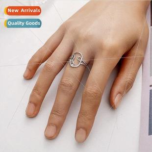 generous simple stainless steel hollowi New creative exquise