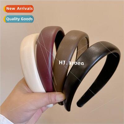 Autumn winter lambskin wide  high skull top simple versatile