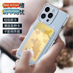 transparent eye card case 适用iPhone15promax apple angel