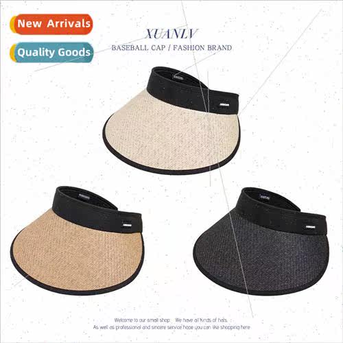 Korean large-brimmed outdoor anti-ultraviolet hollow top hat