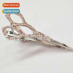 Metal Tie Clip Scissor Tie Clip Brass Scissor Shape Tie Clip
