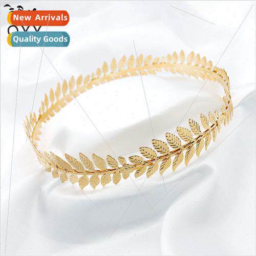 Europe Bridal Headdress Vintage Ethnic Leaf Crown Mori Weddi