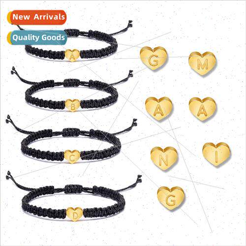 English 26 letters bracelet girlfriends friendship bracelet