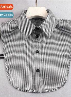 Chidori fake collar children shirts round collar pointed col