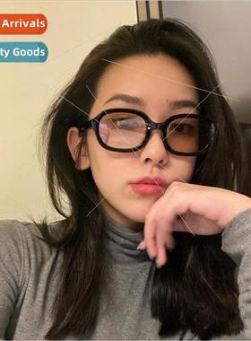 2020 new oval concave sunglasses hip hop Korean nd retro sun