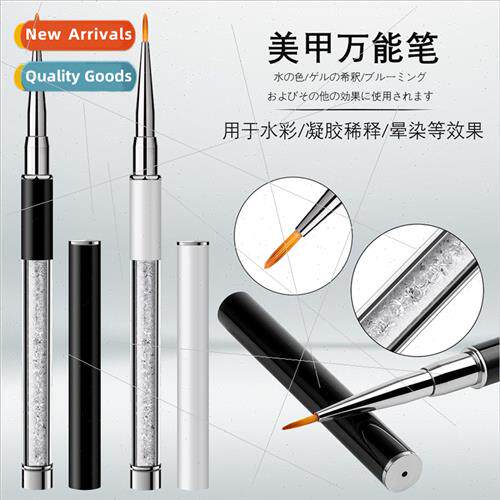 Nail art universal pen wh diamond metal rod nail art flower
