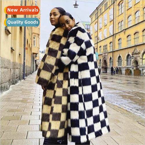 Haining 2022 winter black and whe checkerboard checkerboard