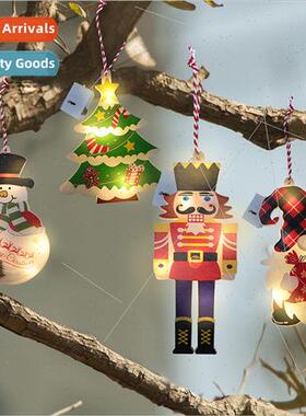 Christmas decoration lights gnome Christmas e hanging cartoo