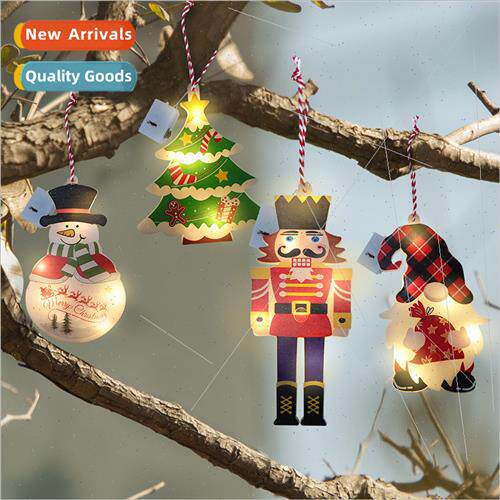 Christmas decoration lights gnome Christmas e hanging cartoo
