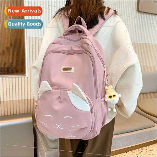 ins shoulder bag cartoon cute girls junior high multifunctio