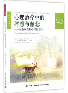 正版 心理治疗中的智慧与慈悲：在临床实践中深化正念 朱一峰 中国轻工业出版社 97875184121 Y库